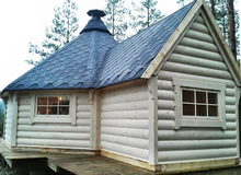 Viking-Medium BBQ Hut with extension Pic 1