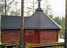 Viking-Extra Large BBQ Hut with extension Pic 3