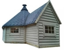 Viking-Extra Large BBQ Hut with extension Pic 5