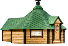 Viking-Extra Large BBQ Hut with sauna Pic 4