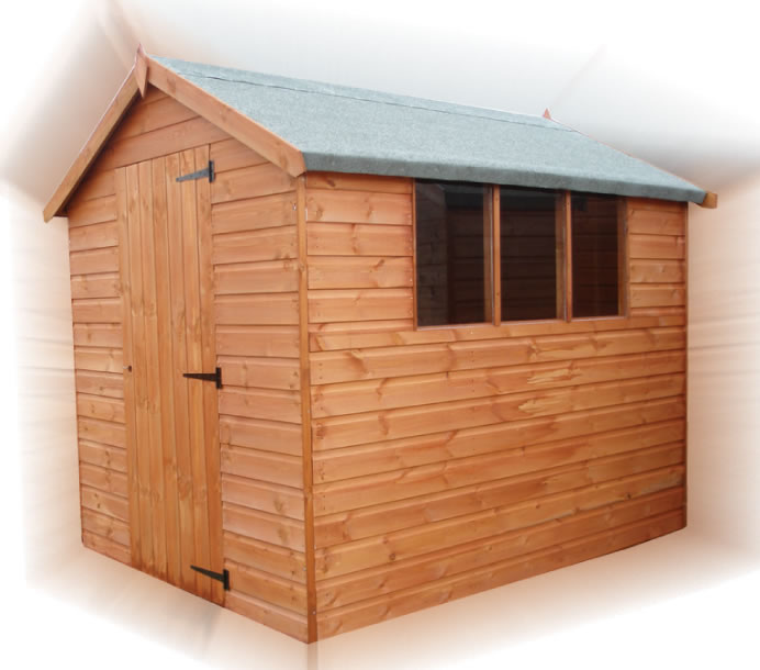 Premium-Apex-Shed by Forest Products and TGB