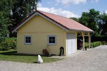 Bertsch Holzbau-Garage Premium 5890S Pic 1