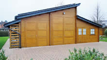 Bertsch Holzbau-Garage Molto Grande 10590 DPD Pic 2