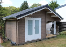 Bertsch Holzbau-Liechtenstein Cabin 300x300 with side roof Pic 2