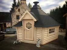 Viking-SPECIAL PRICE Medium Sloping Wall BBQ Hut Pic 1