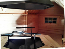 Viking-Medium BBQ Hut with extension Pic 5