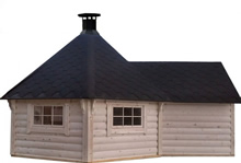 Viking-Medium BBQ Hut with extension Pic 6