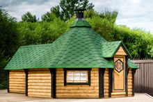 FPL6133 - Extra Large BBQ Hut with sauna