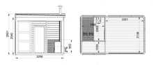 Viking-Sauna Cube 328x556 with lounge room Pic 5