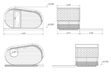 Viking-Oval Camping Pod 240x430 Pic 7