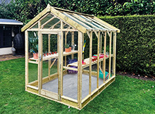 FPL8200 - Ashdown Apex Timber Greenhouse