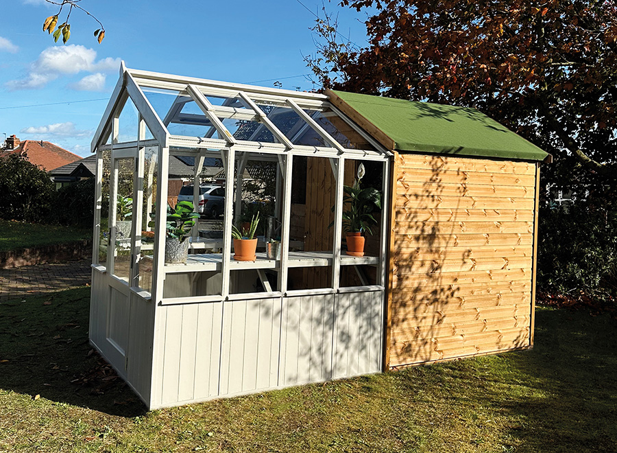 FPL8220 - Burnham Bolt On Timber Greenhouse