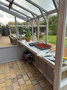 TGB-Hatfield Lean To Timber Greenhouse Pic 2