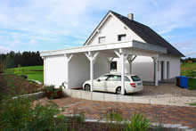 Bertsch Holzbau-Carport Cicero 5750F with extension Pic 2