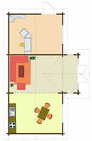 Bertsch Holzbau-Angela leisure building 350x770 with 100cm porch Pic 2