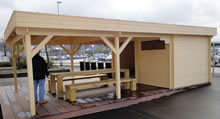 FPL9482 - Smokey Cabin 250x400 with canopy